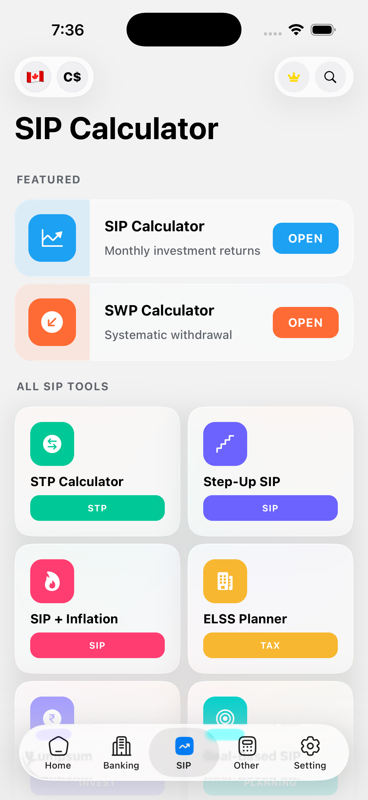 SIP Calculator